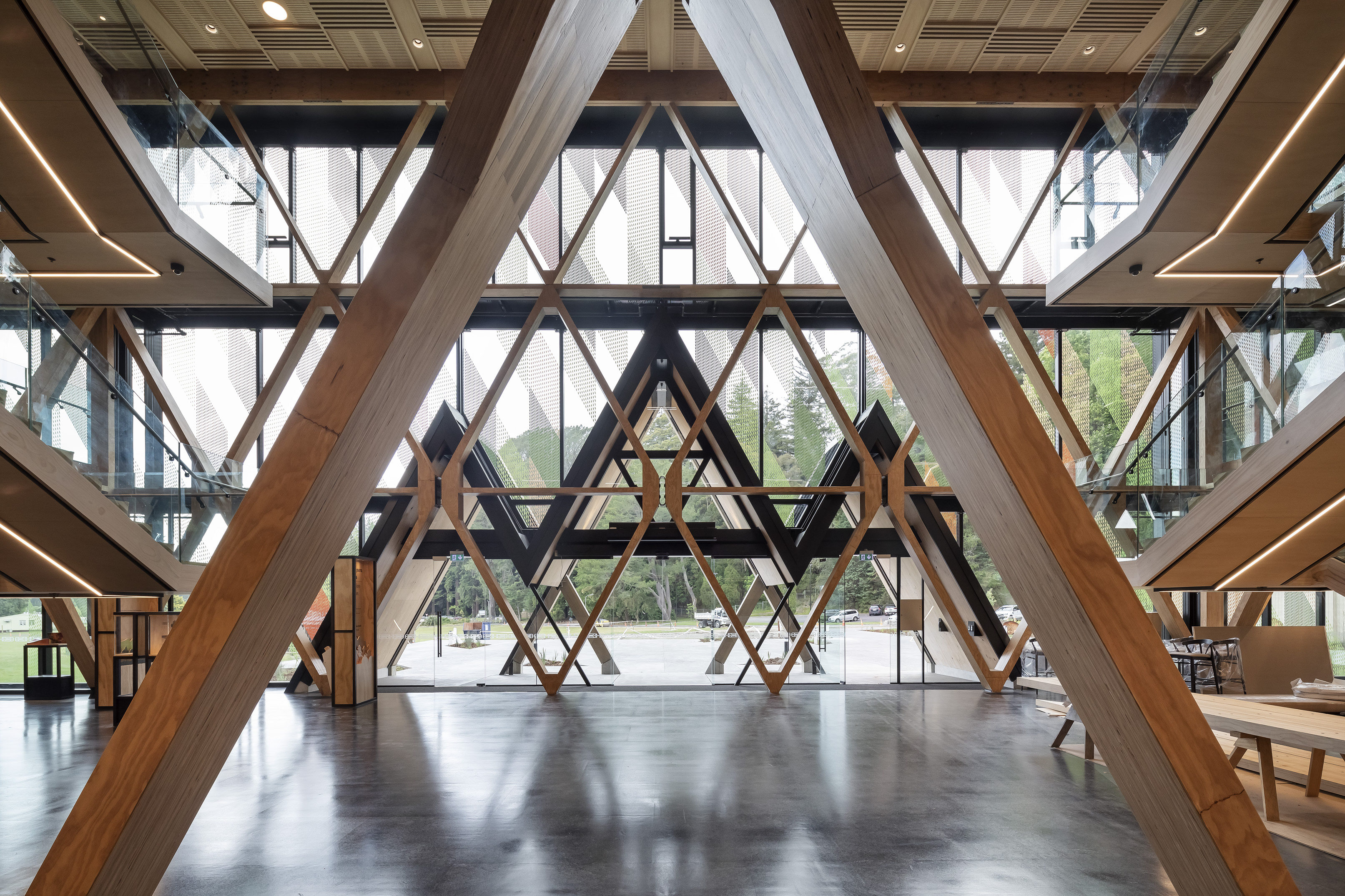 Te Whare Nui o Tuteata; SCION Timber Innovation Hub