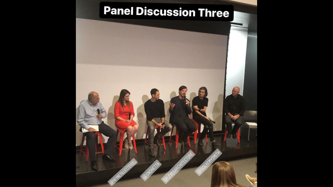 Jeremy participating in Timber! Design Symposium at the Fay Jones School of Architecture, Arkansas
